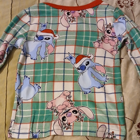 Disney Blue and Green Cartoon Character Pajama Set - Picture 3 of 8